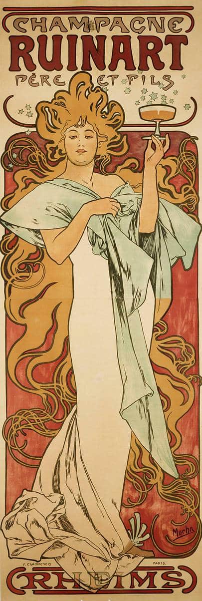 Ruine de champagne – Mucha Alphonse Mucha