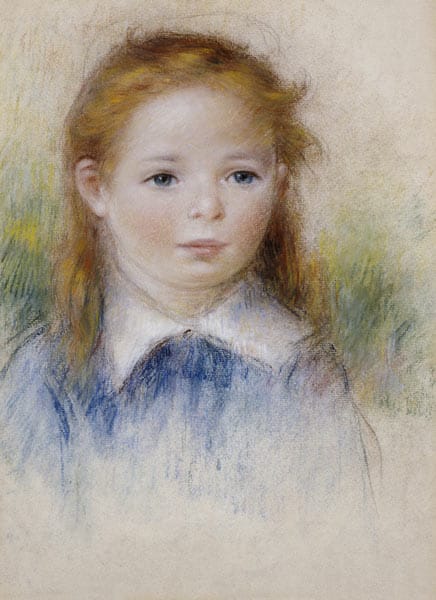 Portrait De Fillette – Pierre-Auguste Renoir Pierre-Auguste Renoir