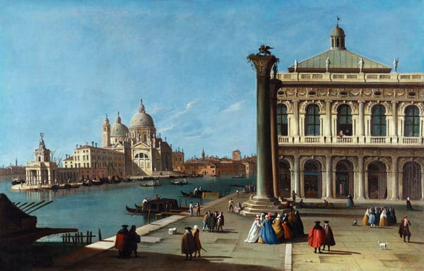 Entrée du Grand Canal, Venise, avec la Piazzetta et l’église de Santa Maria Della Salute – Giovanni Antonio Canal Giovanni Antonio Canal