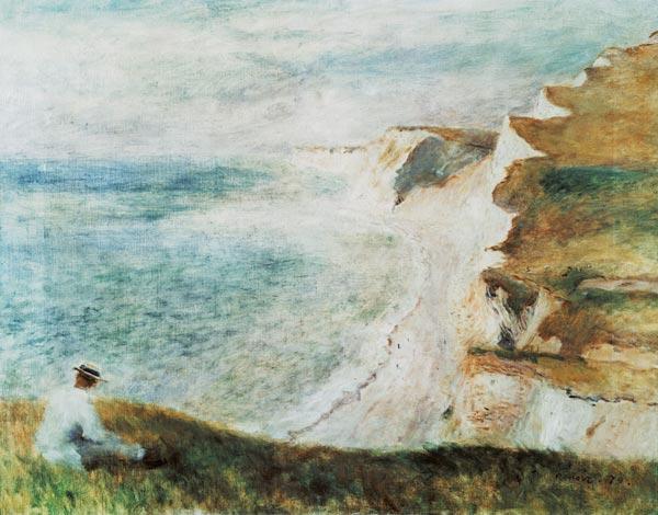 Falaises de Pourville – Pierre-Auguste Renoir Pierre-Auguste Renoir