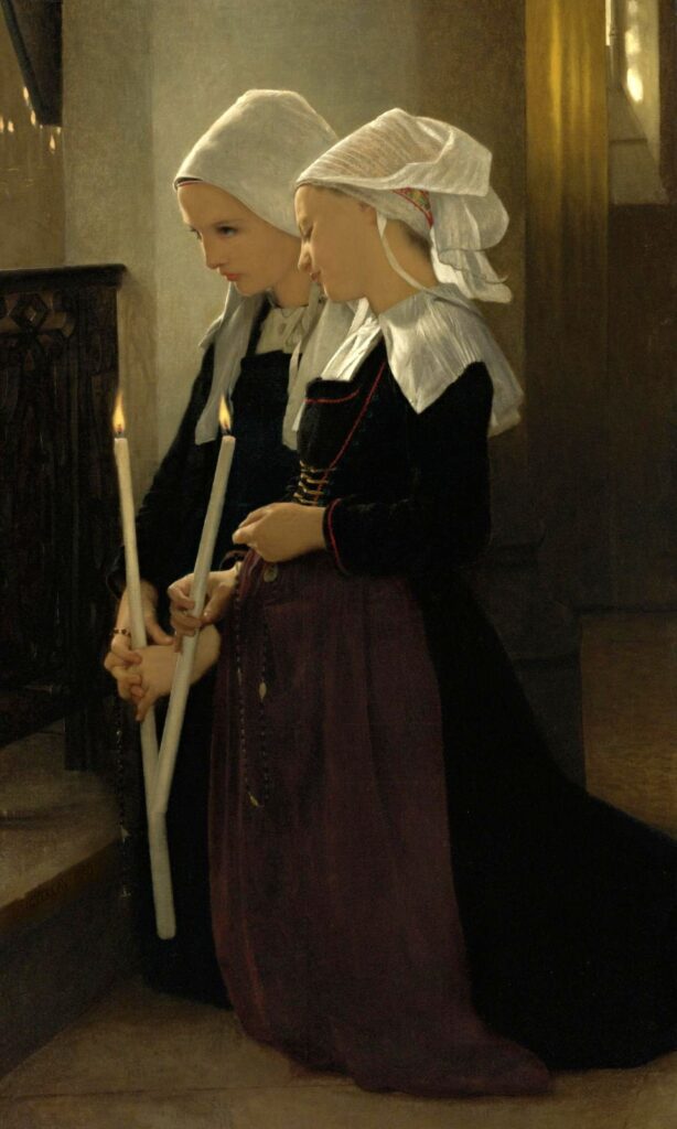 Prière à Sainte Anne d’Auray – William Bouguereau William Bouguereau