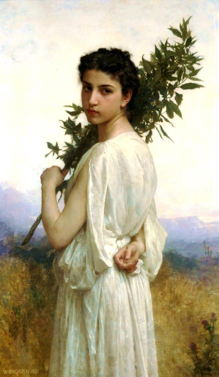 Branche Laurel – William Bouguereau William Bouguereau