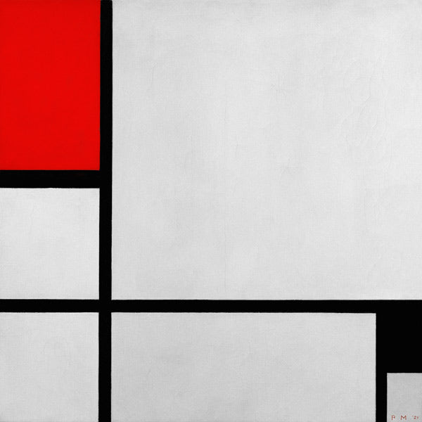 Composition rouge et noir – Mondrian Piet Mondrian