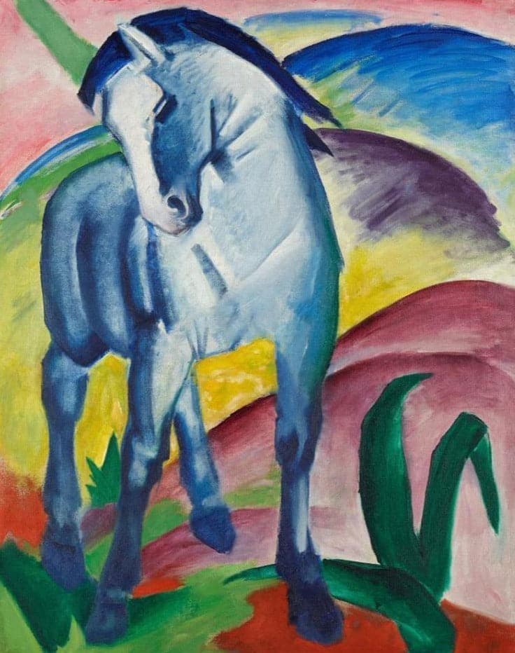 Cheval bleu I – Franz Marc Franz Marc