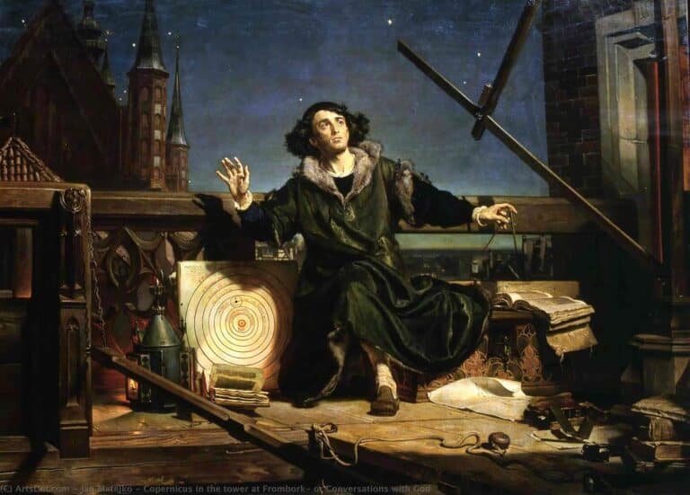 Copernicus in the tower at Frombork – Jan Matejko Jan Matejko