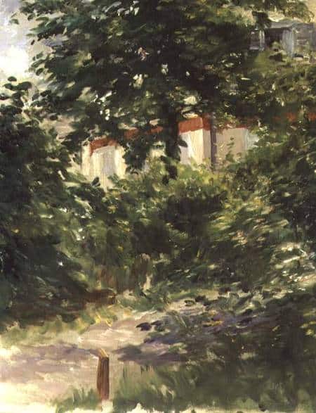 Un coin de jardin à Rueil – Edouard Manet Édouard Manet