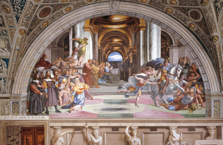 Héliodore chassé du temple – Raphaël (peintre) Raffaello Sanzio