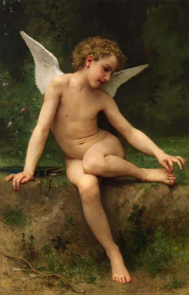 Cupidon avec épine – William Bouguereau William Bouguereau