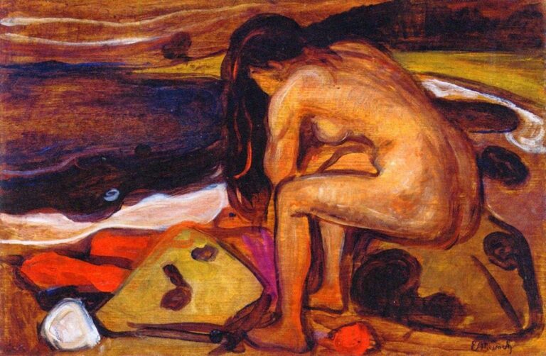 Femme nue sur la plage – Edvard Munch Edvard Munch