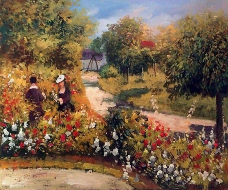 Jardin à Fontenay – Pierre-Auguste Renoir Pierre-Auguste Renoir