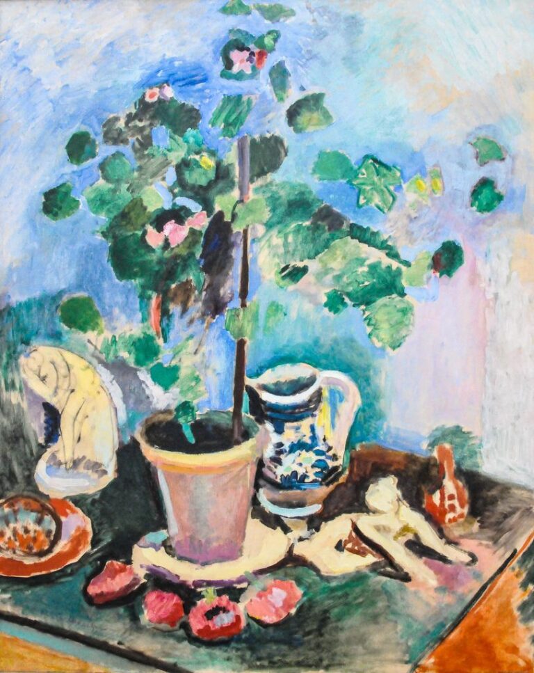 Nature morte avec un géranium de Matisse Henri Matisse