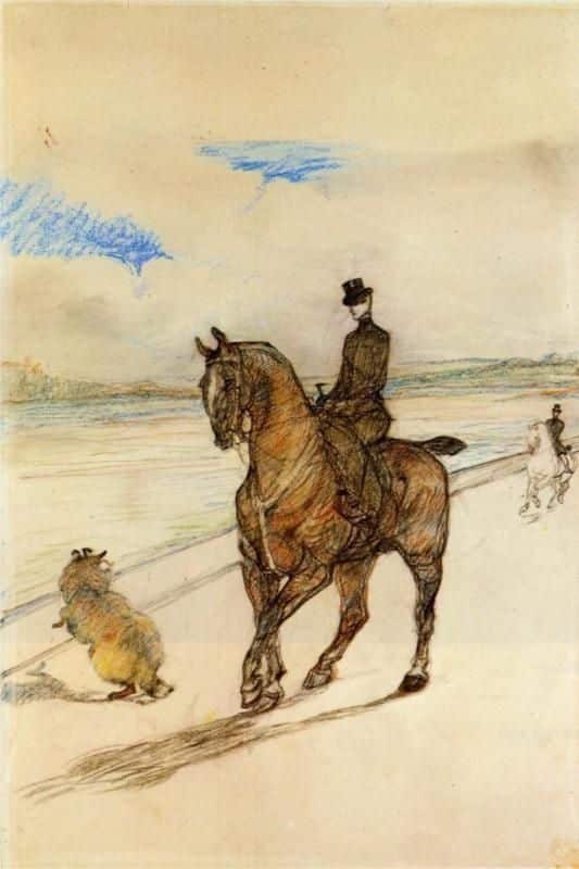 Fille de cheval – Toulouse Lautrec Henri de Toulouse-Lautrec