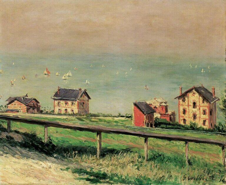 Régate à villerville – Caillebotte Gustave Caillebotte