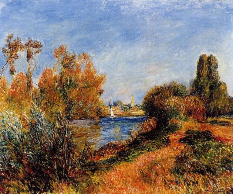 La Seine à Argenteuil 1888  – Pierre-Auguste Renoir Pierre-Auguste Renoir