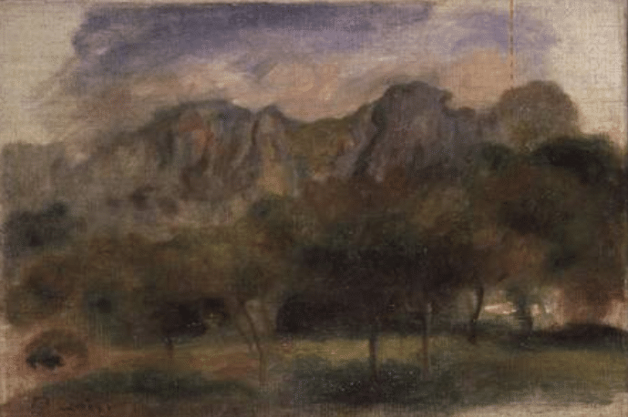 Les Alpilles – Pierre-Auguste Renoir Pierre-Auguste Renoir