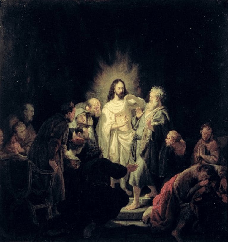 L’Incrédulité de Saint Thomas – Rembrandt van Rijn Rembrandt van Rijn