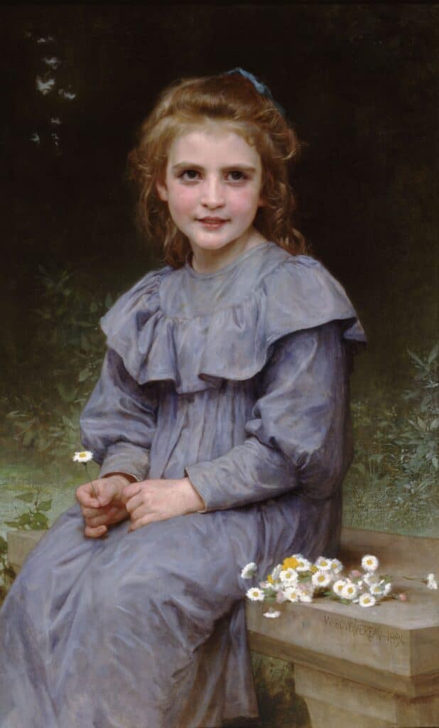 Pâquerettes – William Bouguereau William Bouguereau