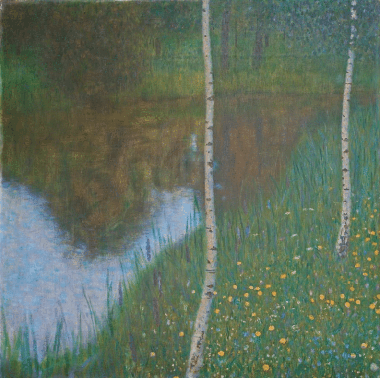 Bord de lac avec bouleaux – Gustav Klimt Gustav Klimt