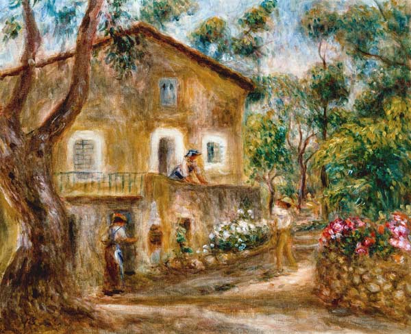 La maison de Collettes à Cagnes – Pierre-Auguste Renoir Pierre-Auguste Renoir