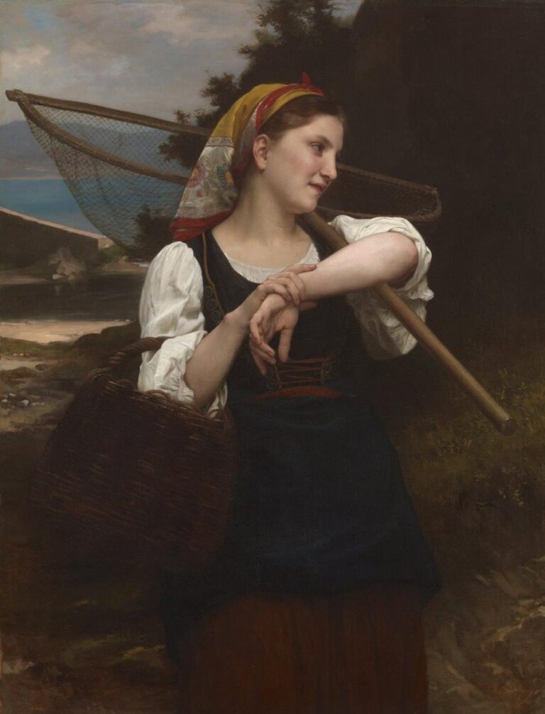 Fille de pêcheur – William Bouguereau William Bouguereau