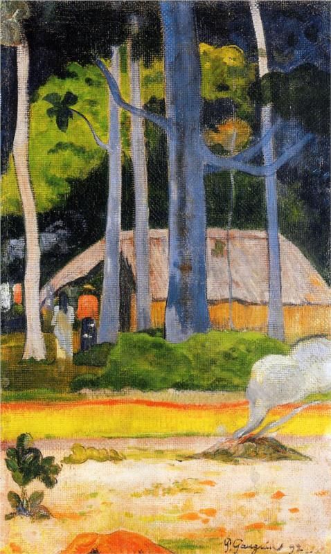 Cabane dans les arbres – Paul Gauguin Paul Gauguin