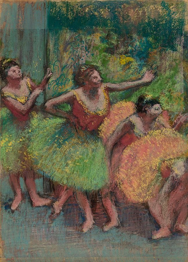 Danseuses en jaune et vert – Edgar Degas Edgar Degas