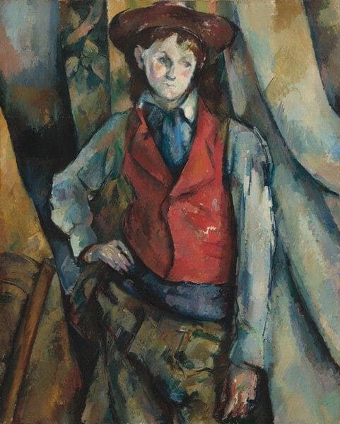 Garçon au gilet rouge – Paul Cézanne Paul Cézanne