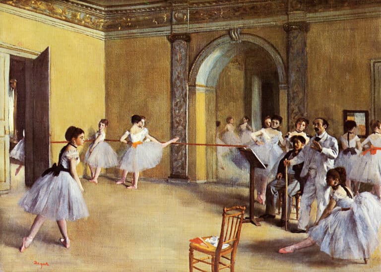 Le Foyer de la danse à l’Opéra de la rue Le Peletier – Edgar Degas Edgar Degas