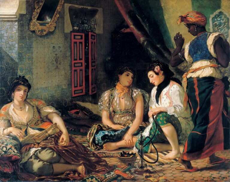 Femmes d’Alger dans leur appartement – Eugène Delacroix Eugène Delacroix