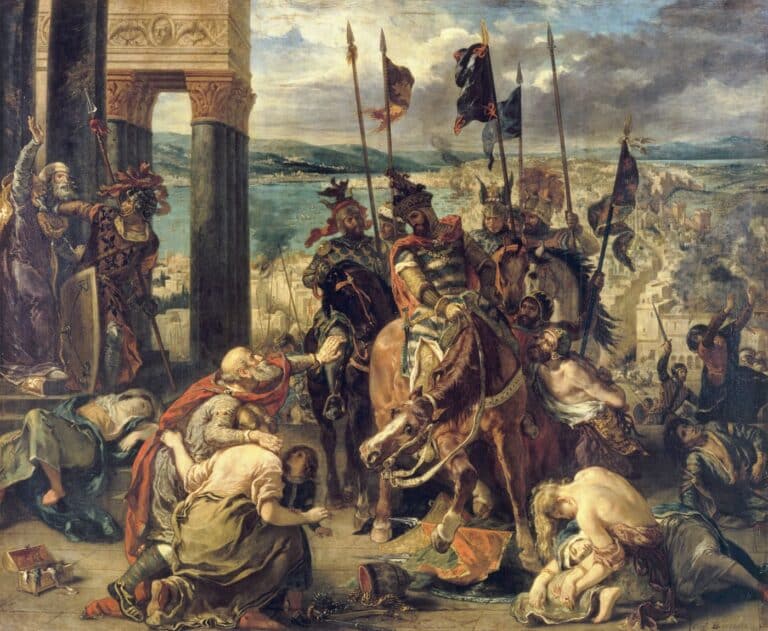 Entrée des Croisés à Constantinople – Eugène Delacroix Eugène Delacroix