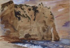 Falaises d’Etretat – Eugène Delacroix Eugène Delacroix