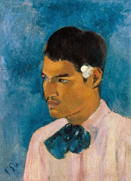 Le jeune homme avec la fleur – Paul Gauguin Paul Gauguin