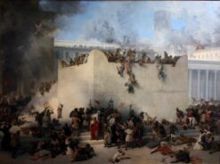 La destruction du temple de Jérusalem – Francesco Hayez Francesco Hayez