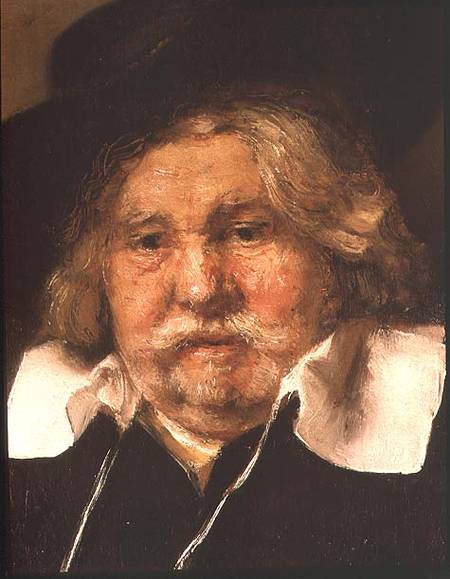 Détail d’un portrait d’un vieil homme – Rembrandt van Rijn Rembrandt van Rijn