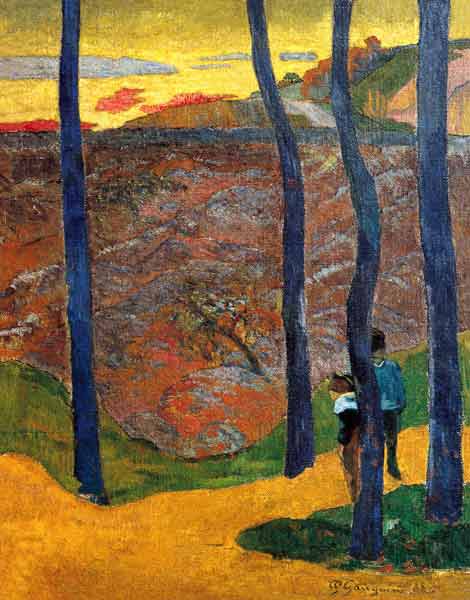 Arbres bleus – Paul Gauguin Paul Gauguin