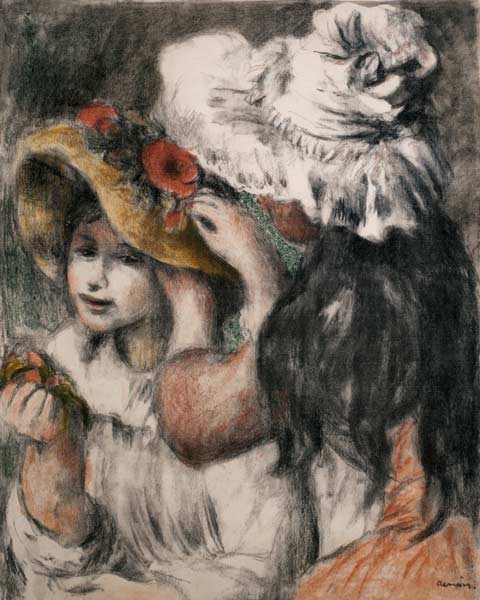 Le chapeau à épingles – Pierre-Auguste Renoir Pierre-Auguste Renoir