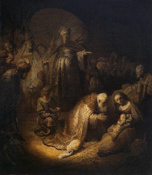 L’adoration des Mages – Rembrandt van Rijn Rembrandt van Rijn