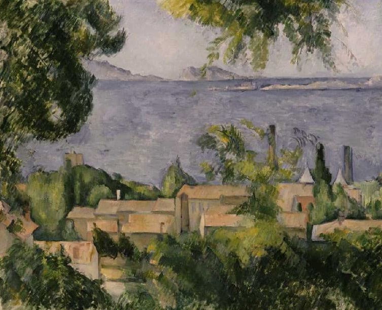 Les toits des maisons de l’Estaque – Paul Cézanne Paul Cézanne