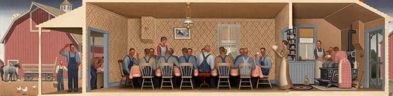 Dîner pour les batteurs – Grant Wood Grant Wood