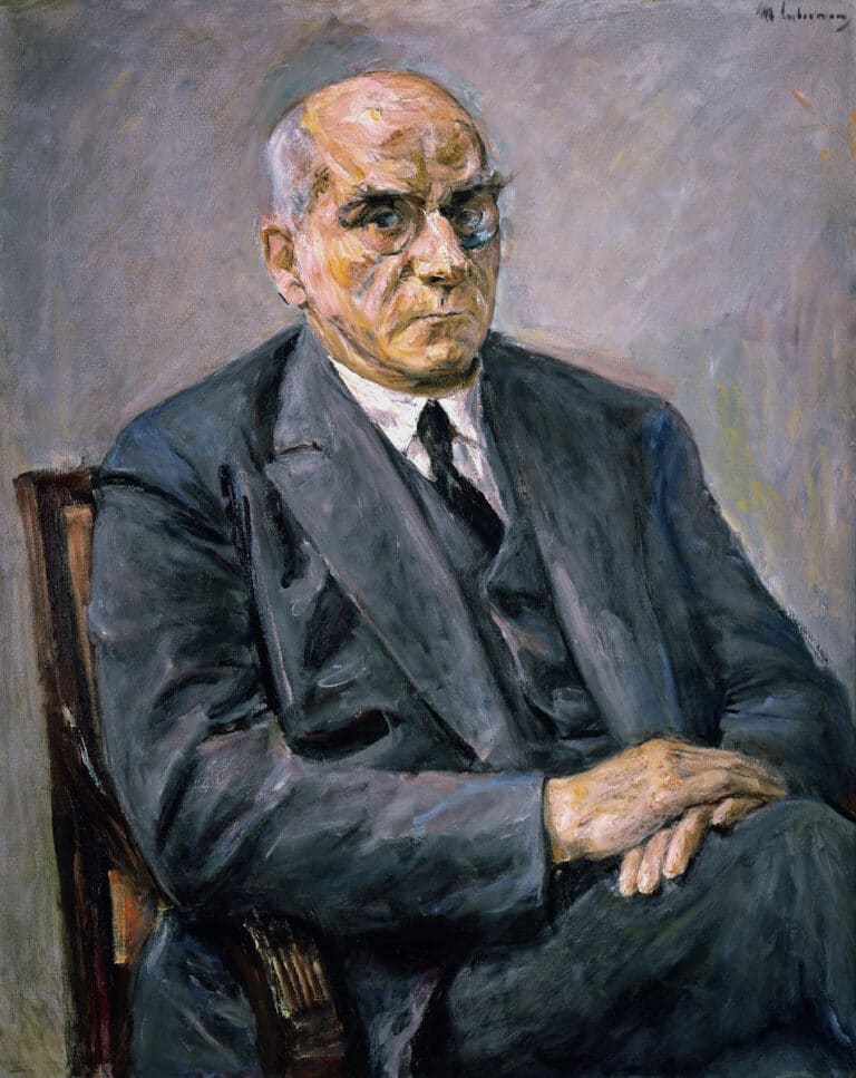 Portrait d’Otto Braun – Max Liebermann Max Liebermann