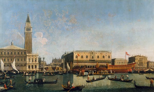 Venise / Palais des Doges / Peinture / C18 – Giovanni Antonio Canal Giovanni Antonio Canal