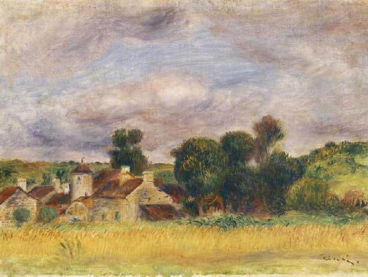 Village en Bretagne – Pierre-Auguste Renoir Pierre-Auguste Renoir