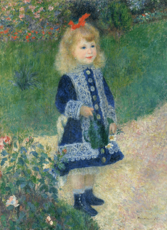 La Petite Fille à l’arrosoir – Pierre-Auguste Renoir Pierre-Auguste Renoir