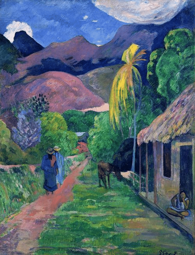 Rue de Tahiti – Paul Gauguin Paul Gauguin