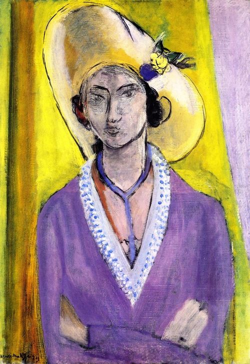 Le chapeau jaune – Matisse Henri Matisse