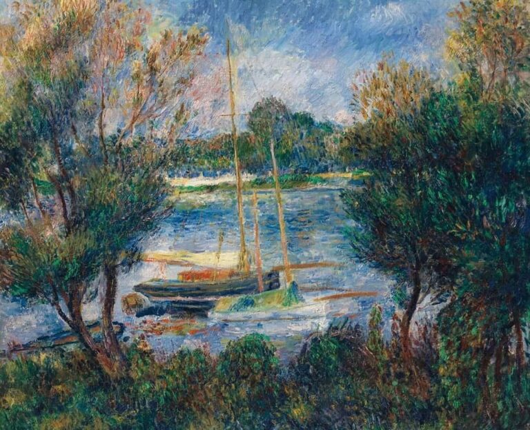 La Seine à Argenteuil de Pierre-Auguste Renoir Pierre-Auguste Renoir