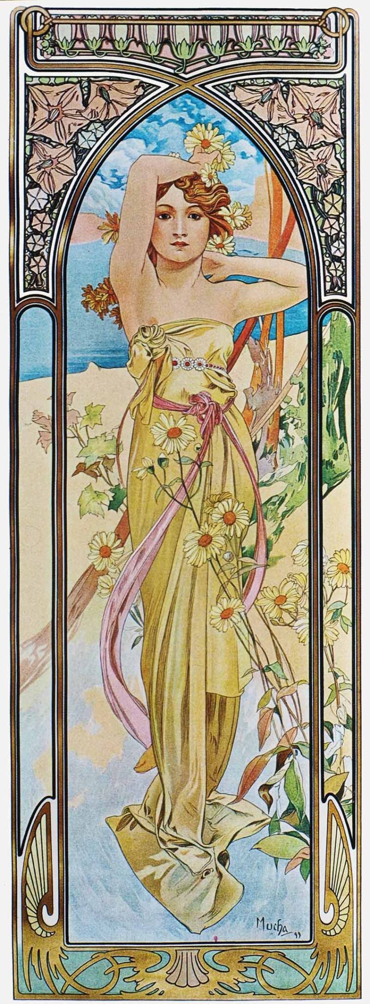 Heures de la journée : La lumière du jour – Mucha Alphonse Mucha