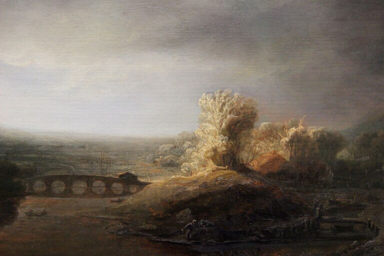 Paysage avec pont en arc – Rembrandt van Rijn Rembrandt van Rijn