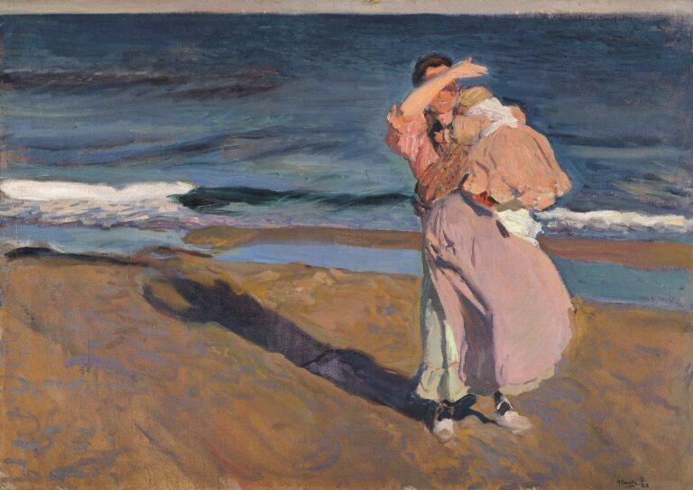 Pêcheuse avec son fils – Sorolla Joaquín Sorolla