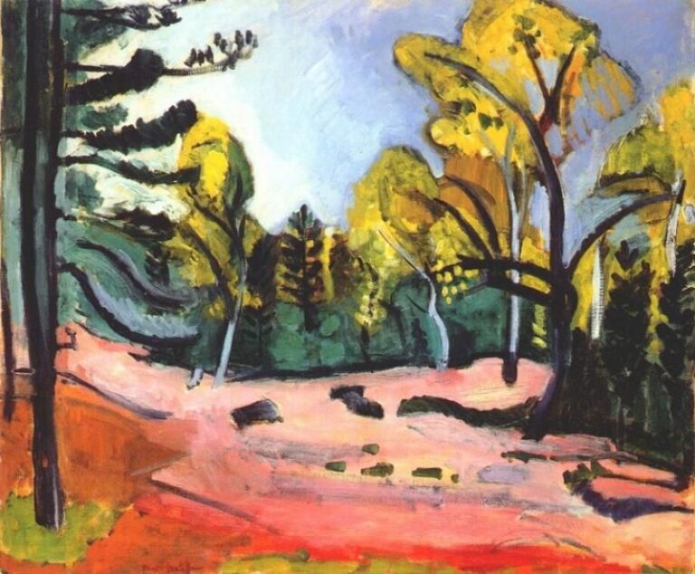 Défrichement dans les bois de Fontainebleau – Matisse Henri Matisse